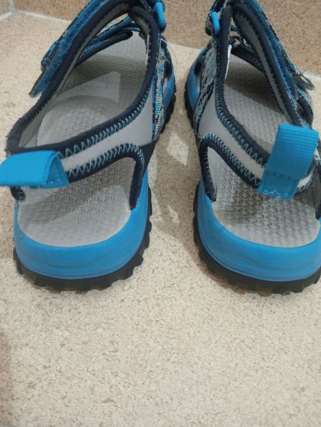 Sandalias niño - Azul y Gris