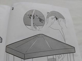 Lona AMMERO IKEA cenador 3x3m nueva