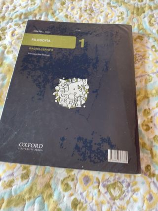 Filosofía 1.º Bachillerato. Oxford