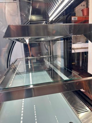 Vitrina expositora refrigerada cristal curvo ocasi