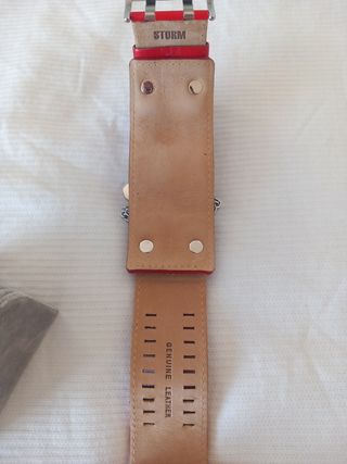 Reloj Storm rojo | Pulsera cuero