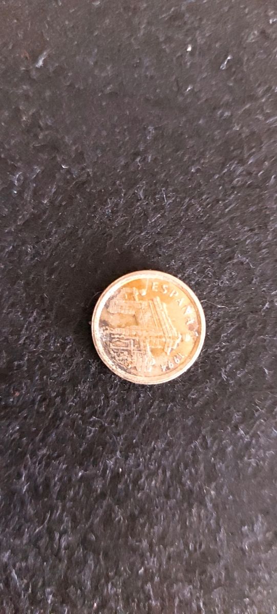 2 Monedas 5 Peseta España antiguas Aragon 1994