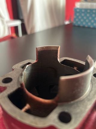 conjunto pistón y Cilindro TOP rosa AM6 49cc