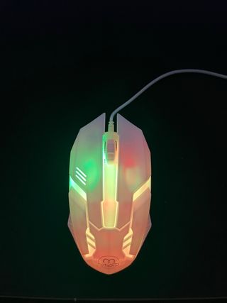Ratón Gaming RGB Blanco