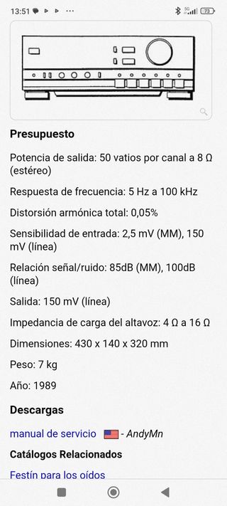  AIWA XA-005 AMPLIFICADOR

