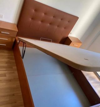 Canapé colchón cabecero somier