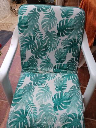 Colchonetas sillas - estampado hojas