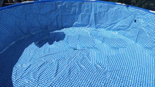 Piscina desmontable azul. M