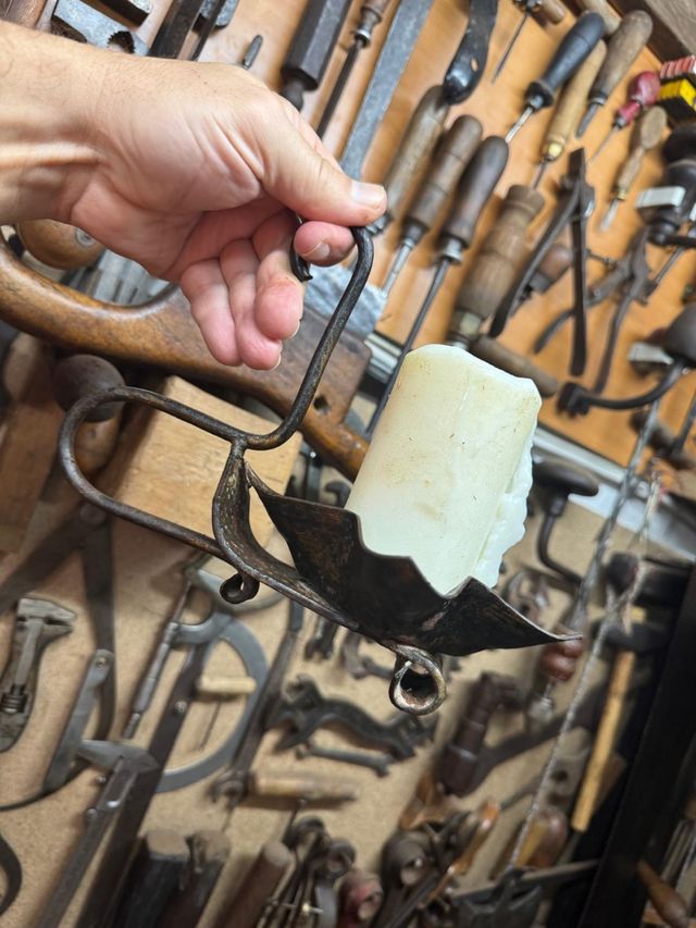 2 Candilejas metal antiguas