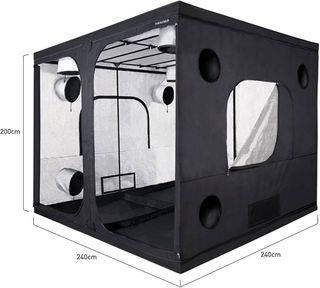 Armario Cultivo Interior 240x240x200cm hidroponía