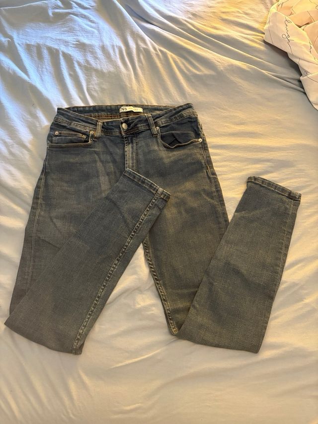 Vaqueros Zara Hombre - Azul