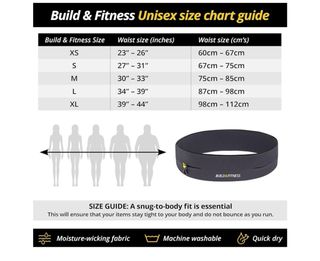 Riñonera deportiva Build & Fitness