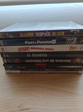 DVDs: 9 Películas Varias