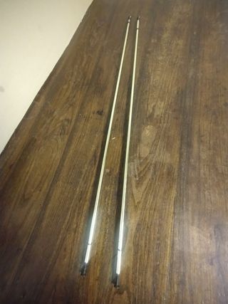 2 Bacchette Filettate Oro - Metalliche