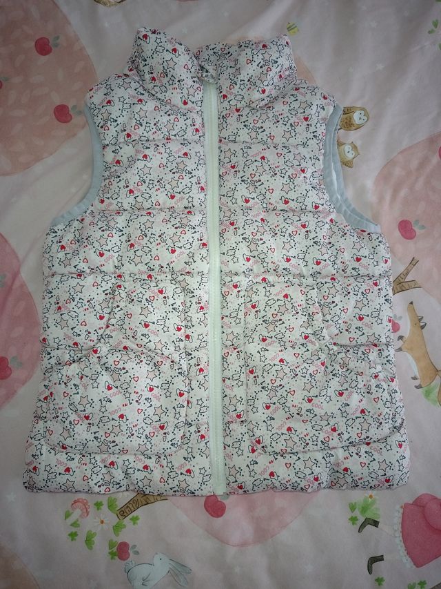 Chaleco niña 7-8 años - estrellas