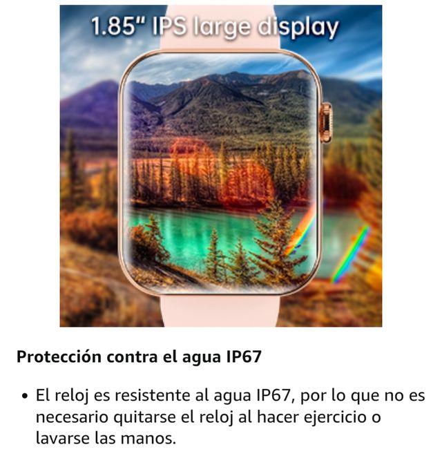 Smartwatch Mujer Rosa | Reloj Inteligente