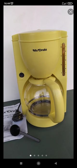 Cafetera goteo 
MX-Onda amarilla