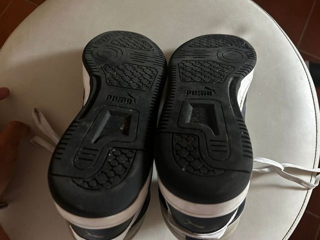 Puma - Scarpe sportive alte bianche e nere