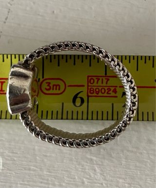 Anillo Tous oso plata talla 16