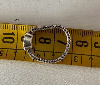 Anillo Tous oso plata talla 16
