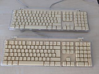 Teclado Apple Beige