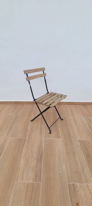 Silla plegable madera