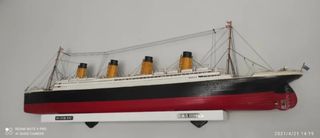 Maqueta Titanic a escala gran tamaño