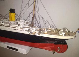 Maqueta Titanic a escala gran tamaño