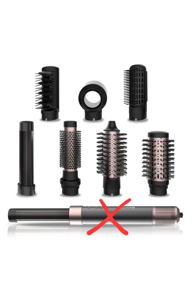 8 cabezales para Cecotec Cepillo de Aire Secador