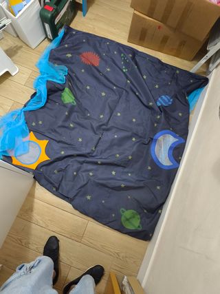 Dosel infantil con Mosquitera y bolsillos interior