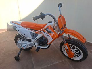 Moto eléctrica infantil KTM de 12V