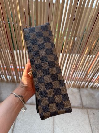 Bolso marrón cuadros nuevo