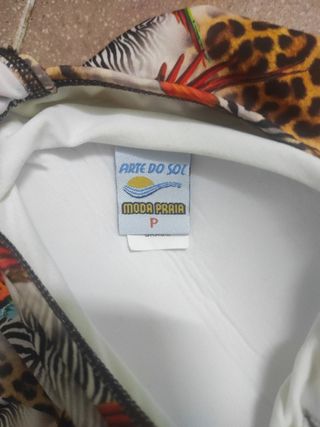 Bikini nuevo estampado animal talla P