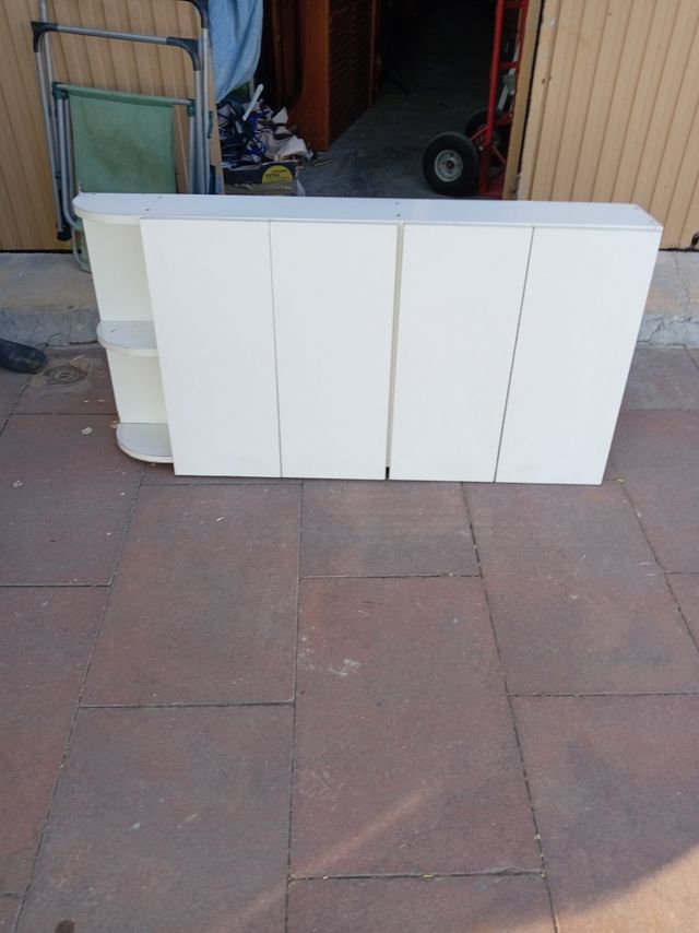 Muebles cocina blancos - 2 unidades