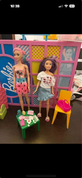 Barbie Set - 2 bambole + accessori