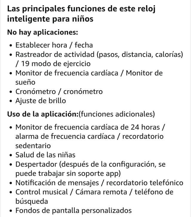 Reloj inteligente infantil morado