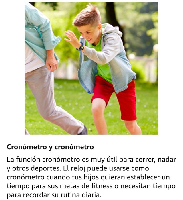 Reloj inteligente infantil morado