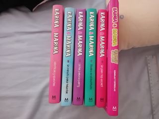 6 libros de Karina y Marina