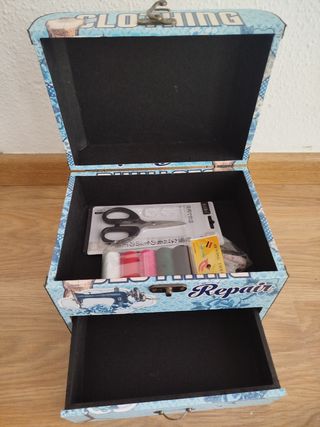 Costurero Signes Grinalt vintage azul - Caja costu