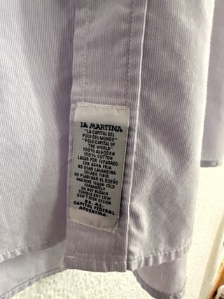 Camisa La Martina Lila - Talla L