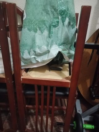 4 sillas comedor madera - marrón