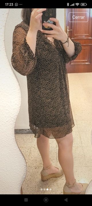 Vestido lunares negro - Tul