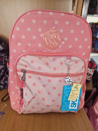 Mochila Skpat niña puntos rosa