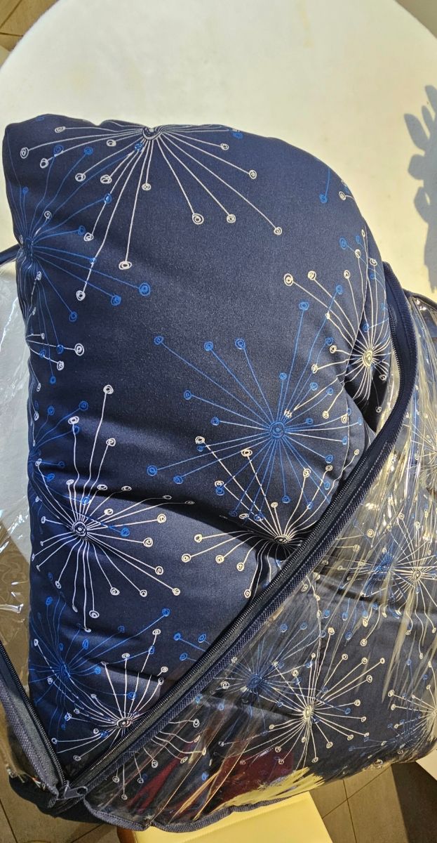 Trapunta blu nuova - stelle