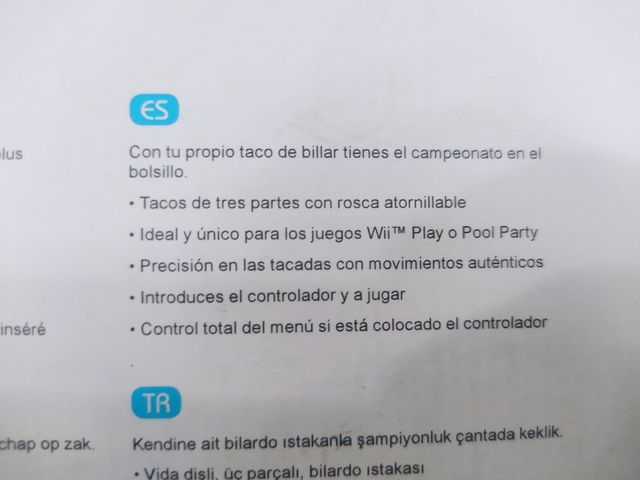 Wii Speedlink Billar Kit