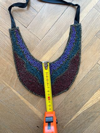Collar artesanal multicolor de Tanzania
