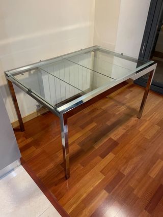 Mesa cristal moderna - Comedor