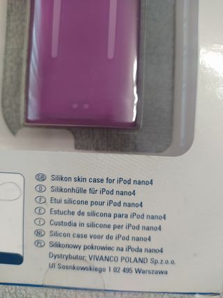 2 estuches silicona iPod nano 4G - vivanco