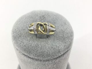 anillo oro 18k con piedra con diamante