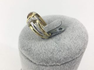 anillo oro 18k con piedra con diamante